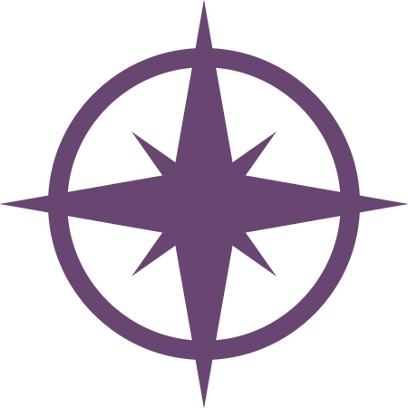 Purple Compass Logo